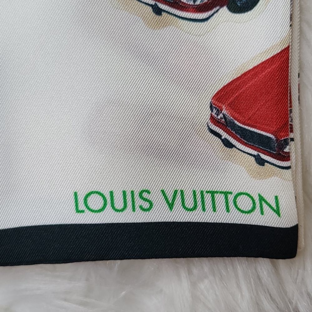 NEW LOUIS VUITTON SILK VERNIS STICKERS BANDEAU - Picture 6 of 16